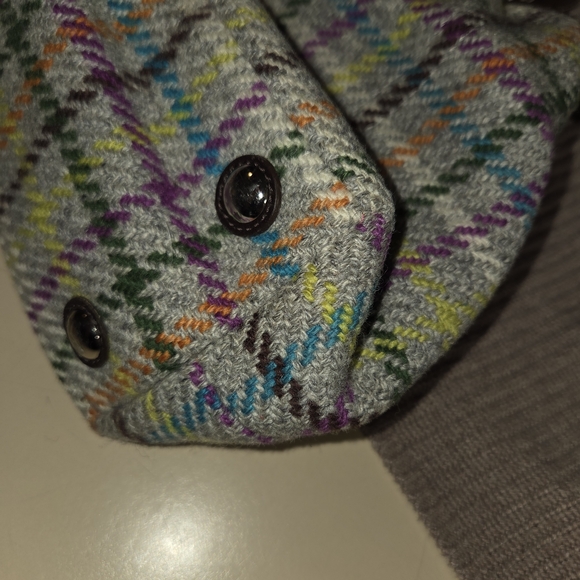 Coach Multicolor Plaid Tote Bag VINTAGE - Picture 14 of 15